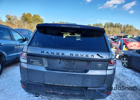 2016 Land Rover Range Rover Sport Hse from USA, damaged, VIN SALWR2KF3GA551601